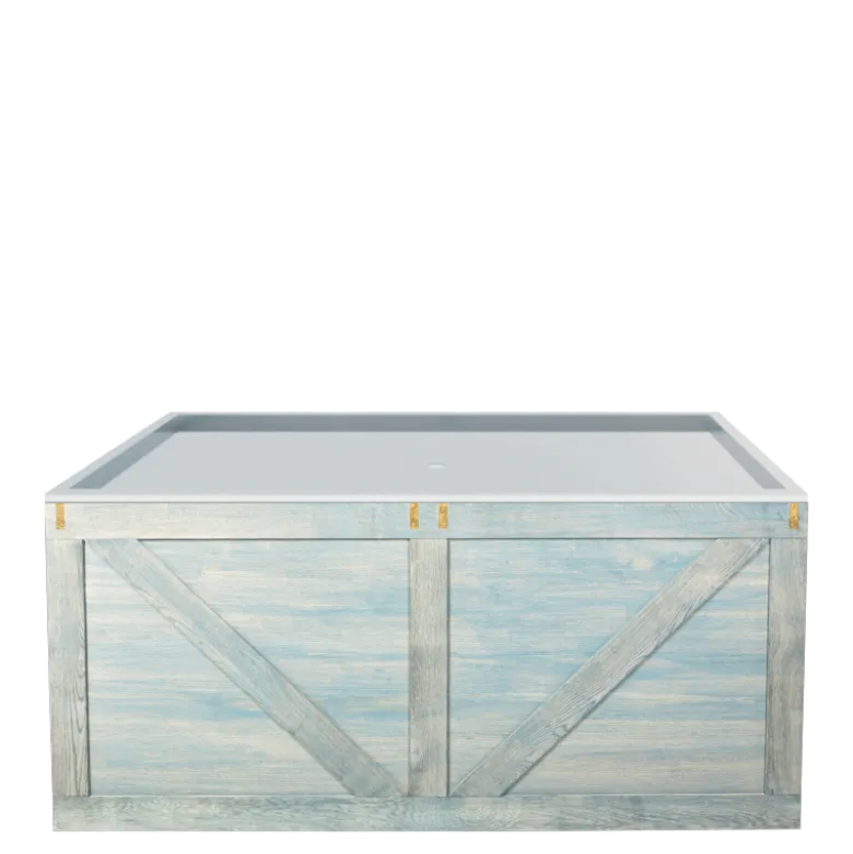 Buffet pliant Cap Ferret avec plateau banc à huîtres Inox - 48h