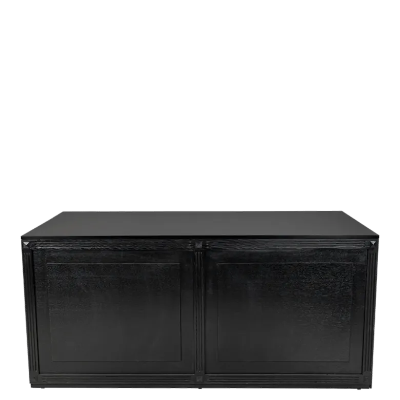 Buffet pliant Cigare Club noir 100 x 200 cm H 90 cm - Délai 48h