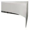 Buffet pliant houssé blanc "3 faces" 100 x 200 cm H 91 cm