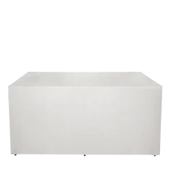 Buffet pliant houssé blanc "4 faces" 80 x 200 cm sur roulettes