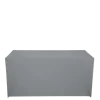 Buffet pliant houssé gris "3 faces" 100 x 200 cm