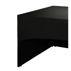 Buffet pliant houssé noir "3 faces" 100 x 200 cm H 91 cm
