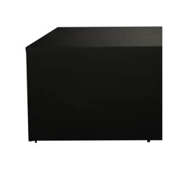 Buffet pliant houssé noir "4 faces" 100 x 200 cm H 91 cm