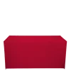Buffet pliant houssé rouge "3 faces" 100 x 200 cm