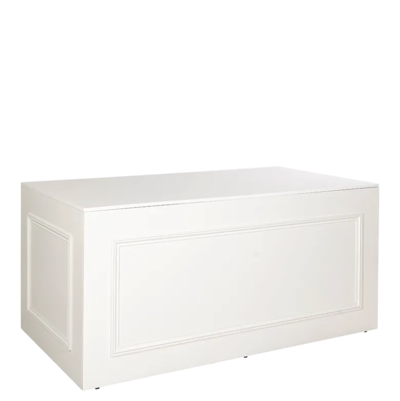 Buffet pliant Moulure blanc 100 x 200 cm H 90 cm- Délai 48h