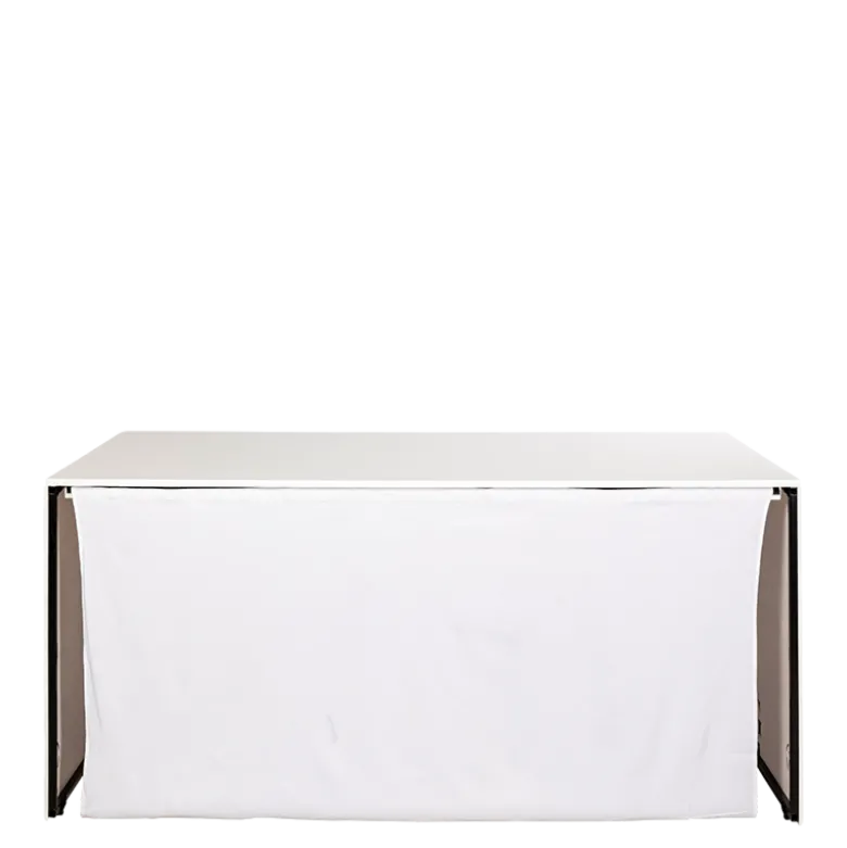 Buffet pliant Moulure blanc 100 x 200 cm H 90 cm- Délai 48h