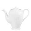 Cafetière blanche filet Argent 140 cl