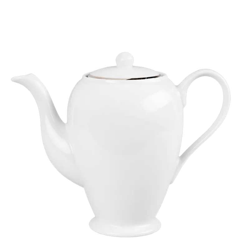 Cafetière blanche filet Argent 140 cl