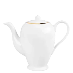 Cafetière blanche filet Or 140 cl