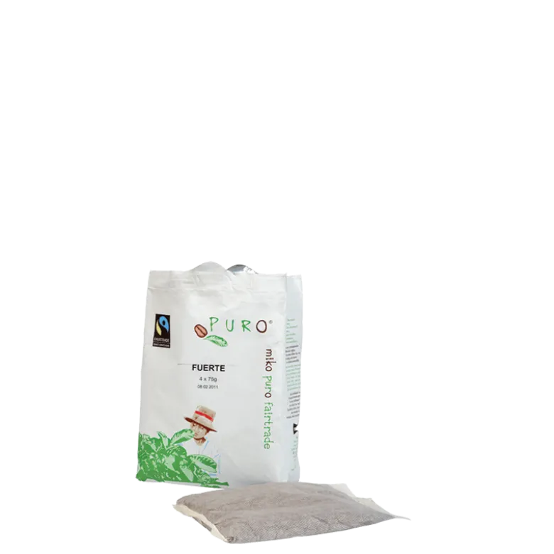 Café équitable pour machines 0560 et 16237 - Paquet de 4 doses