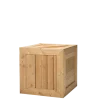 Caisse en bois 76 x 76 cm