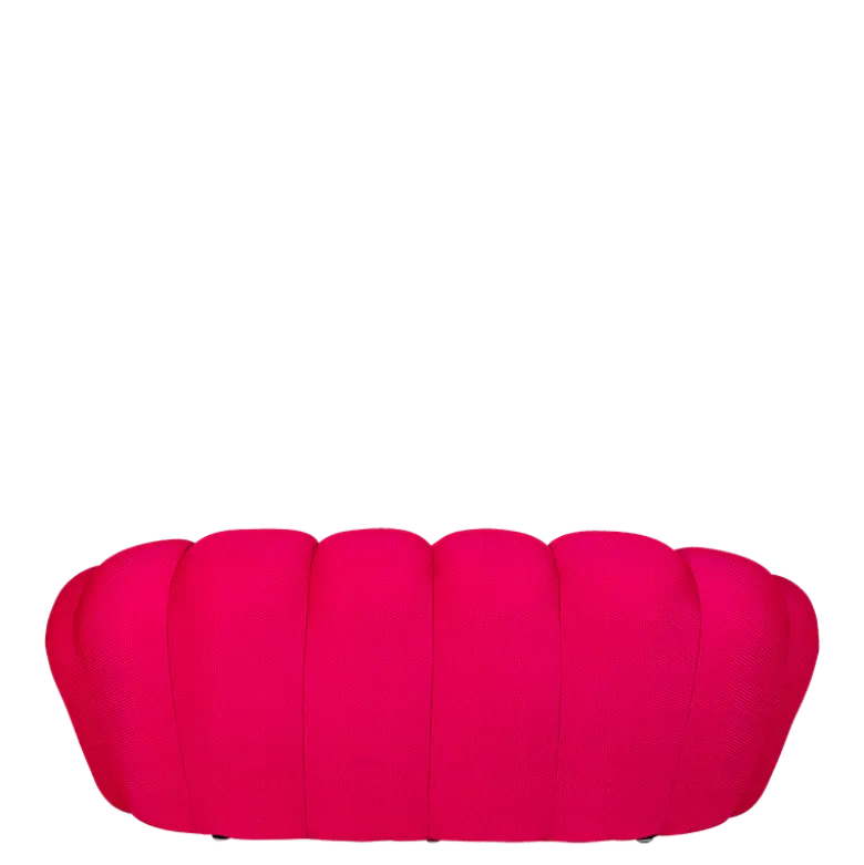 Canapé Bulle framboise 115 x 195 cm H 78 cm
