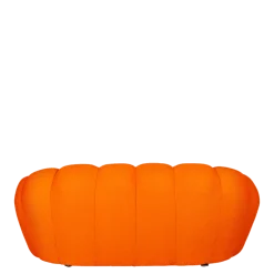 Canapé Bulle orange 115 x 195 cm H 78 cm