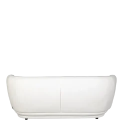 Canapé Elton velours blanc cassé M1 78 x 170 cm H 70 cm