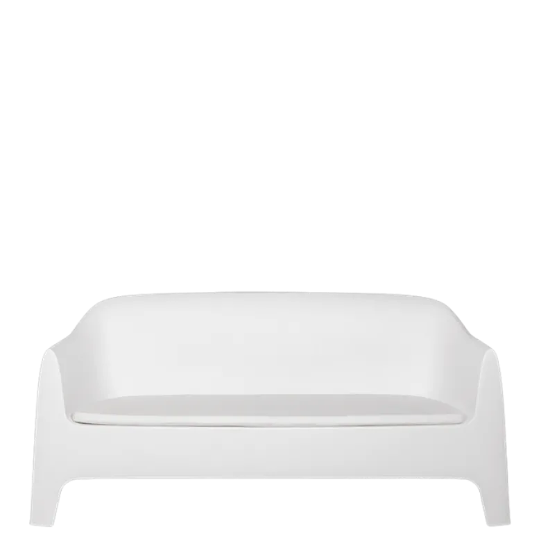 Canapé Lalisse blanc 82 x 183 cm H 84 cm
