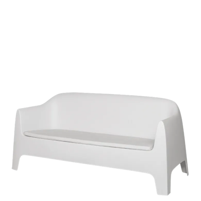 Canapé Lalisse blanc 82 x 183 cm H 84 cm