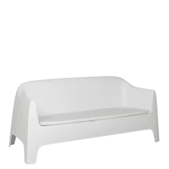 Canapé Lalisse blanc 82 x 183 cm H 84 cm