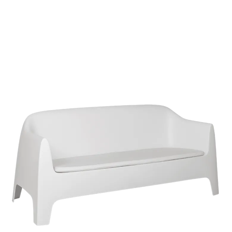 Canapé Lalisse blanc 82 x 183 cm H 84 cm