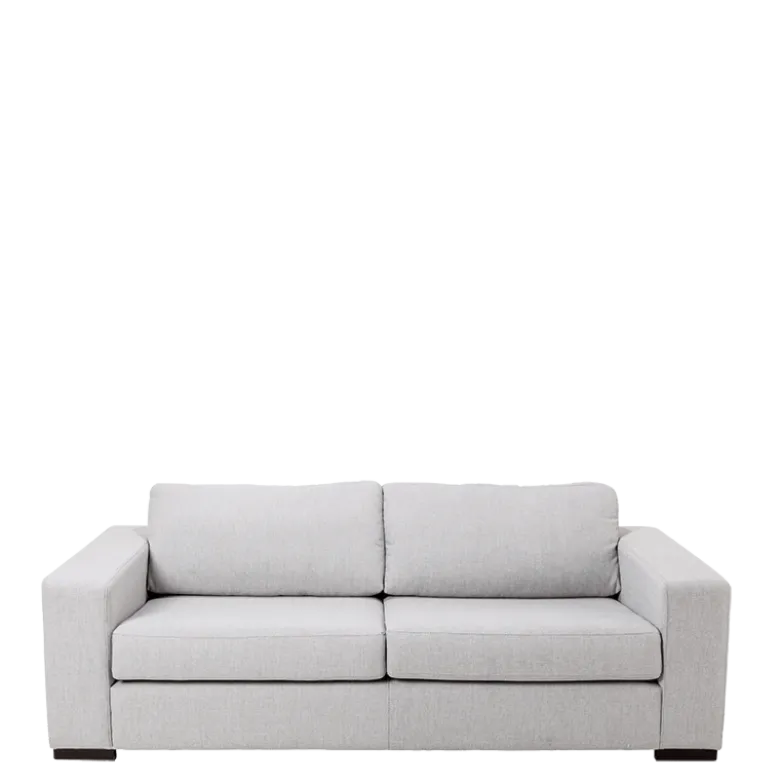 Canapé Loft gris 80 x 196 cm H 73 cm