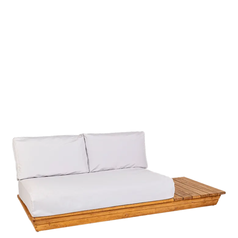 Canapé Lounge garden grey 76 x 204 cm H 70 cm