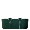 Canapé Valescure velours 93 x 190 cm H 81 cm