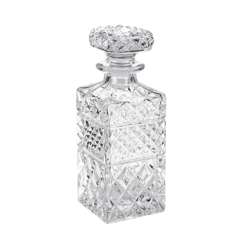 Carafe à Whisky Vintage avec bouchon 75 cl