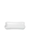 Cendrier blanc porcelaine 7 x 10 cm
