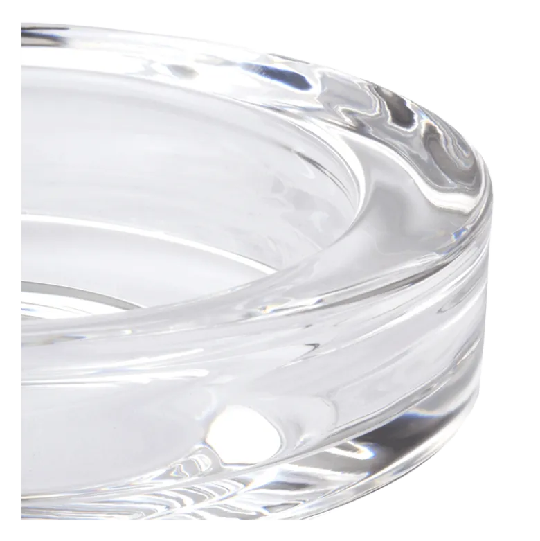 Cendrier en verre rond Ø 9 cm H 4 cm