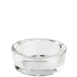 Cendrier en verre rond Ø 9 cm H 4 cm