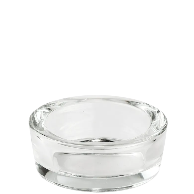 Cendrier en verre rond Ø 9 cm H 4 cm