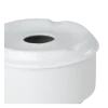 Cendrier porcelaine rond avec couvercle Ø 10 cm H 6 cm