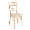 Chaise Bambou assise écrue