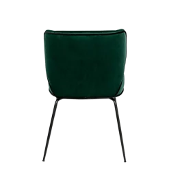 Chaise Dandy velours vert