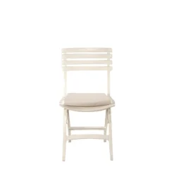 Chaise Deauville avec galette blanche