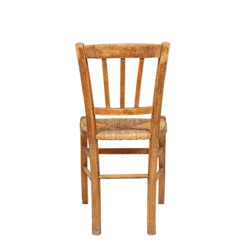 Chaise en bois vintage