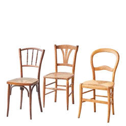Chaise en bois vintage