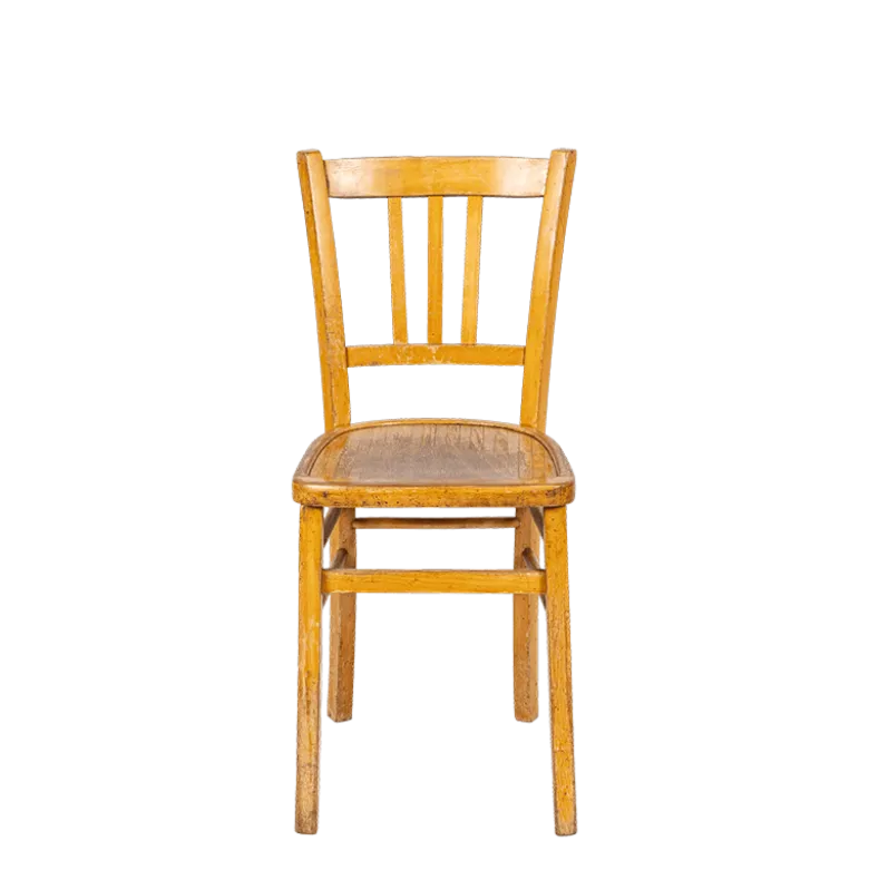 Chaise en bois vintage
