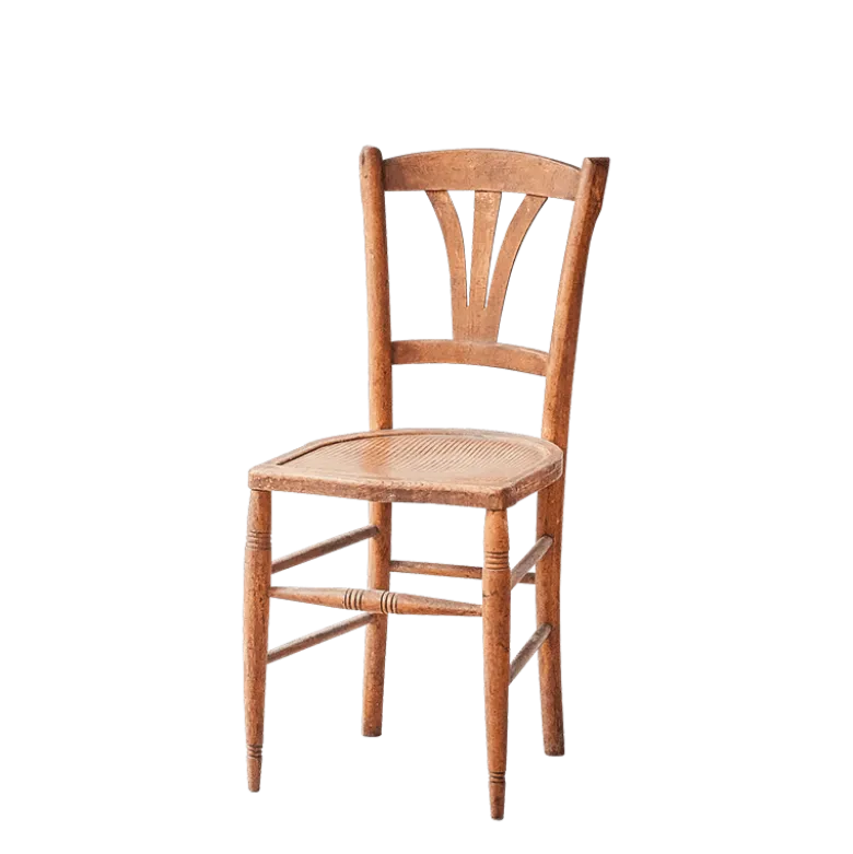 Chaise en bois vintage