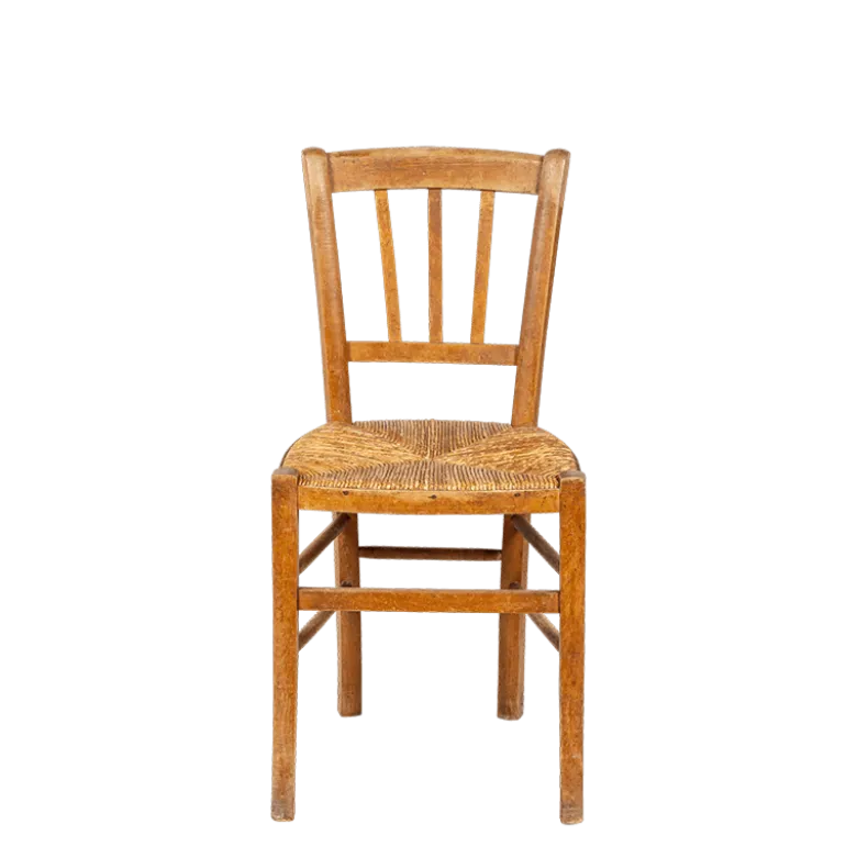 Chaise en bois vintage