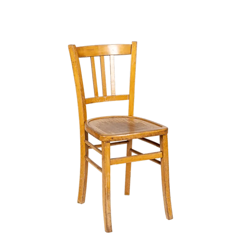 Chaise en bois vintage