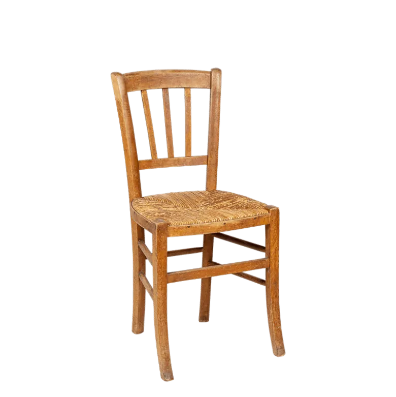 Chaise en bois vintage