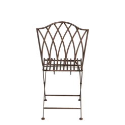 Chaise Florence en fer forgé