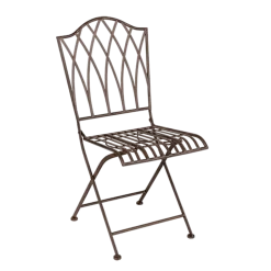 Chaise Florence en fer forgé