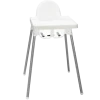 Chaise haute bébé 62 x 58 cm H 90 cm