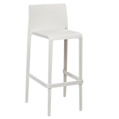 Chaise haute Sila blanche H 100 cm