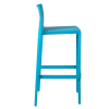 Chaise haute Sila bleue H 100 cm