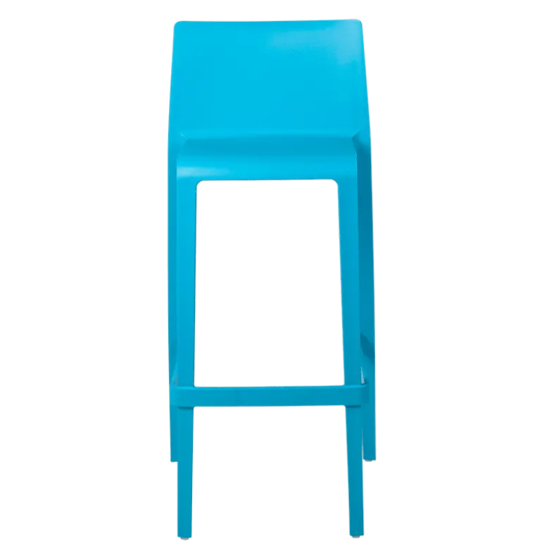 Chaise haute Sila bleue H 100 cm