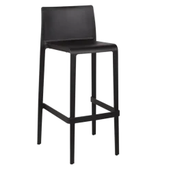 Chaise haute Sila noire H 100 cm
