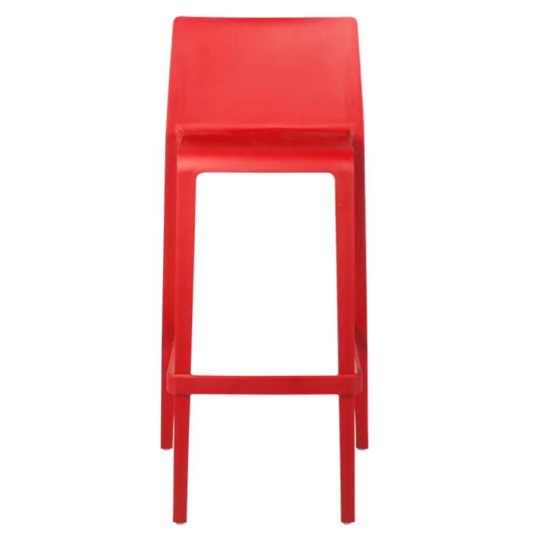 Chaise haute Sila rouge H 100 cm