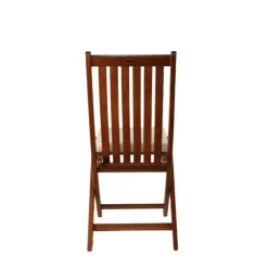 Chaise Louisiane avec galette lin